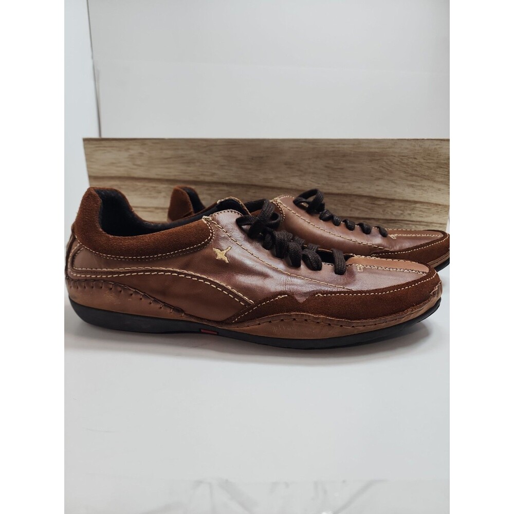 Pikolinos Mens size 43 Hand-Sewn European Walking Shoe Brown Leather. Beautiful